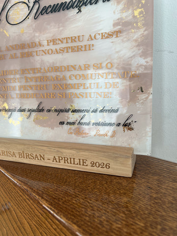 Decoraţiune premium personalizată  - Marble Nude
