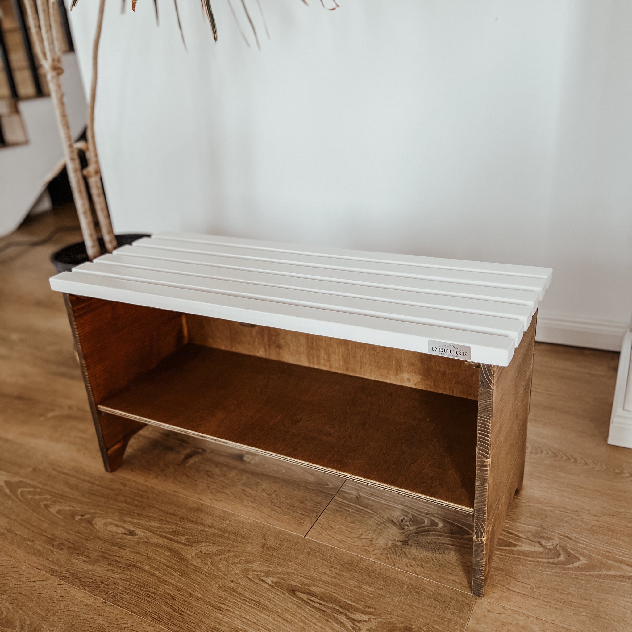 Bancuţă pantofar pentru hol Refuge Wood - Stephan