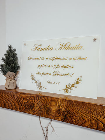 Decoraţiune personalizată pentru perete - Rut 2:12