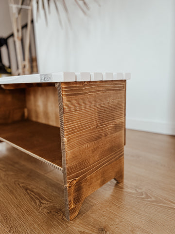 Bancuţă pantofar pentru hol Refuge Wood - Stephan