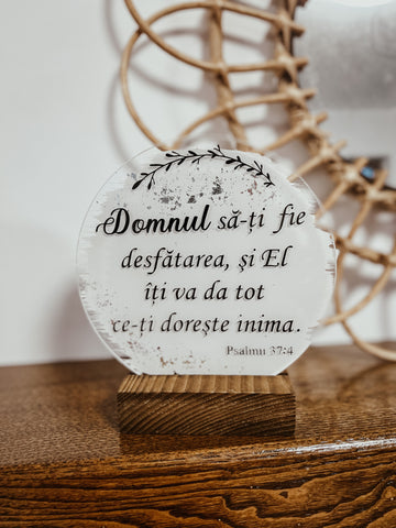 Decoraţiune Psalmul 37:4