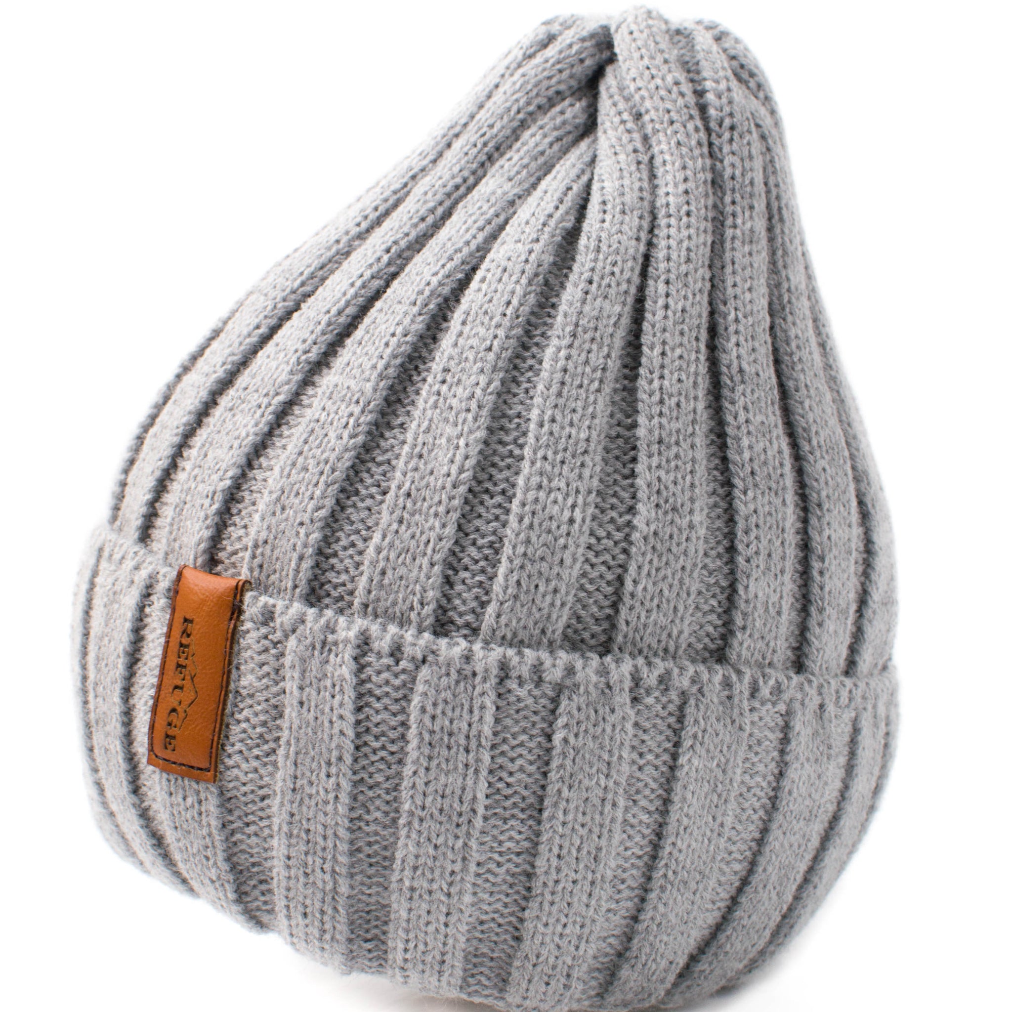 Set caciula si fular circular Refuge -Gri