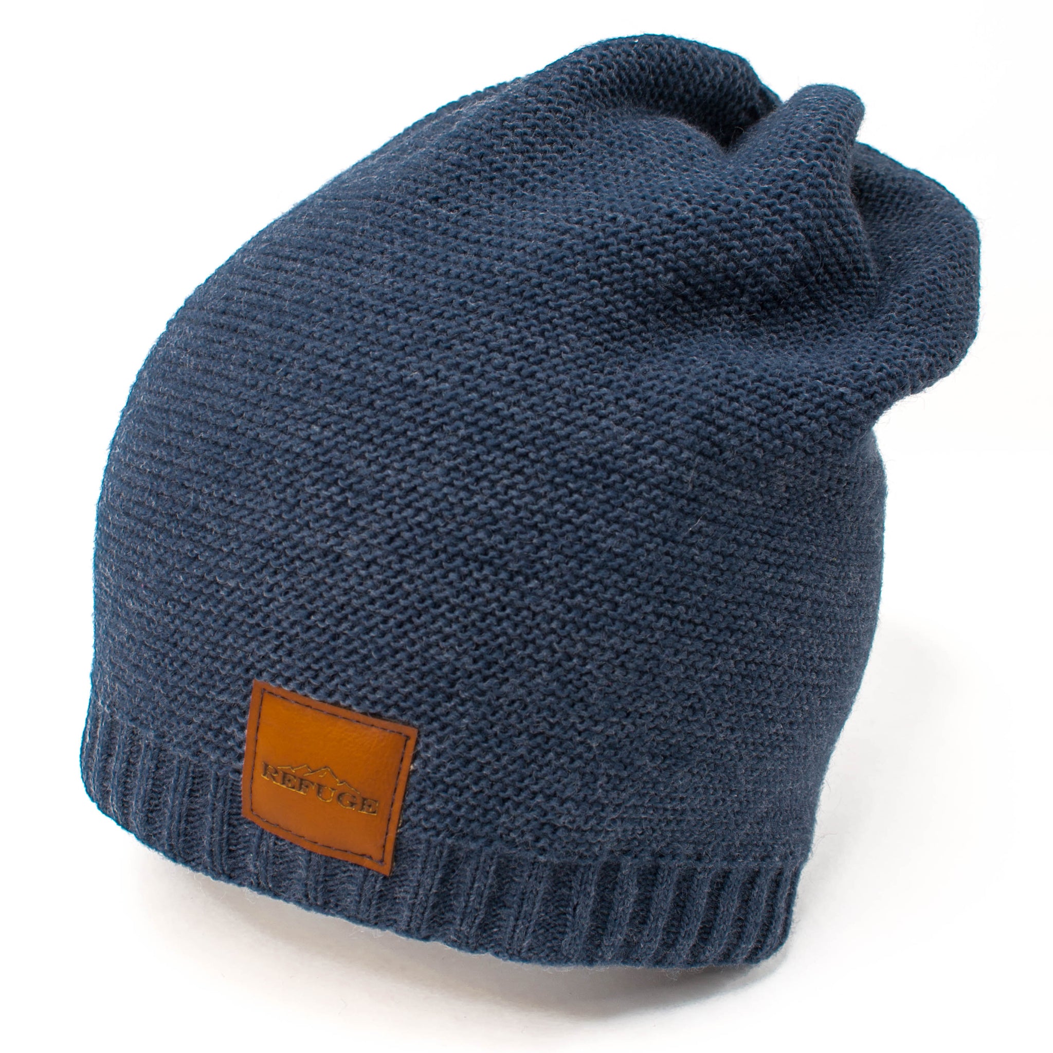 Set caciula si fular circular Refuge - dark blue